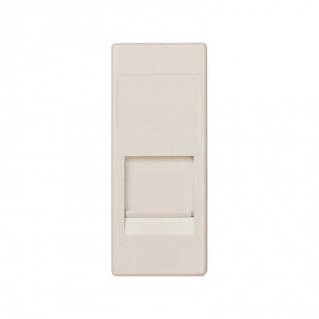 Адаптер на 1 RJ45(12) коннектор 75528; 75540; 75541; 75544-39 узкий защ. шторки Simon82 Centralizations сл. кость 82585-61 393406
