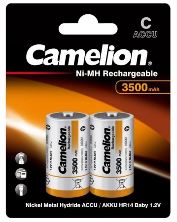 Аккумулятор C Ni-Mh 3500мА.ч BL-2 (NH-C3500BP2 аккум. 1.2В) (блист.2шт) Camelion 6184 295855