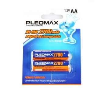 Аккумулятор R6 NI-MN 2700мА.ч ВР-2 (блист.2шт) Pleomax C0021943 127196