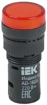Арматура светосигнальная AD-16DS 230В красн. ИЭК BLS10-ADDS-230-K04-16 148889
