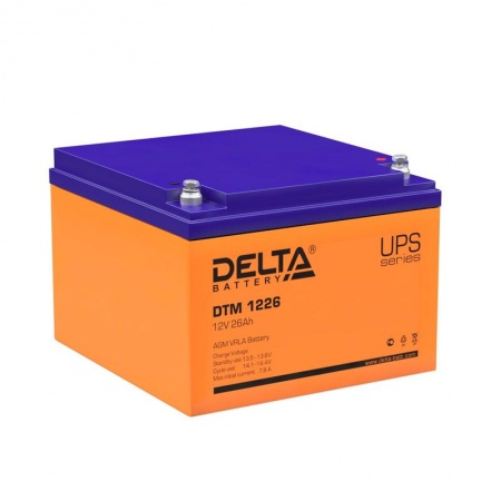 Батарея аккумуляторная 12В 26А.ч 166/175/125 Delta DTM 1226 407260