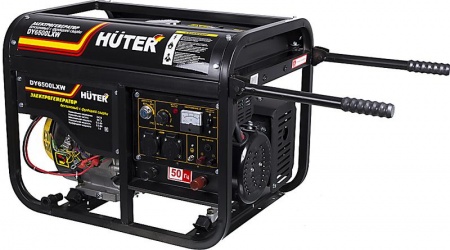 Бензогенератор DY6500LXW 1ф 5000Вт электростартер с функцией сварки HUTER 64/1/18 473133