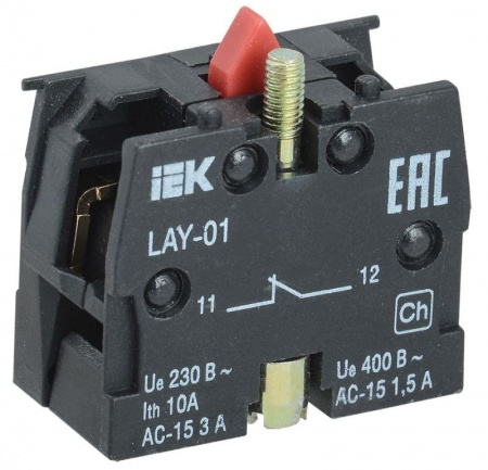 Блок контактный 1р для LAY5 ИЭК BDK11 236973