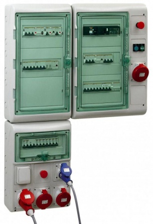 Бокс ОП Kaedra 36мод. (3 ряда по 12мод.) сер.с прозр. дверью IP65 SchE 13985 87648