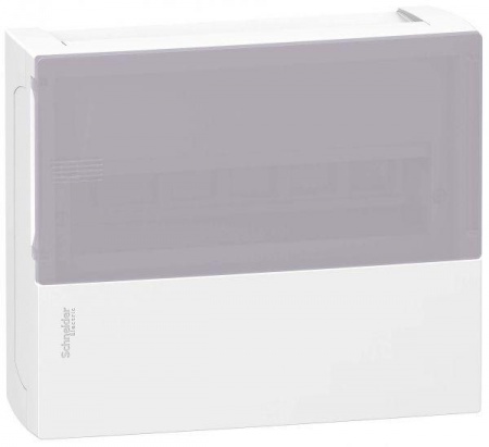 Бокс ОП MINI PRAGMA 1 ряд 12мод. бел. с дым. двер. IP40 SchE MIP12112T 154096