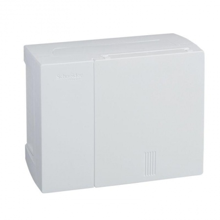 Бокс ОП MINI PRAGMA 1 ряд 6мод. бел. с бел. двер. IP40 SchE MIP12106 154091