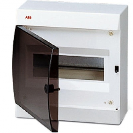 Бокс ОП UNIBOX IP41 8м бел./дым. двер. ABB 122580006 30944