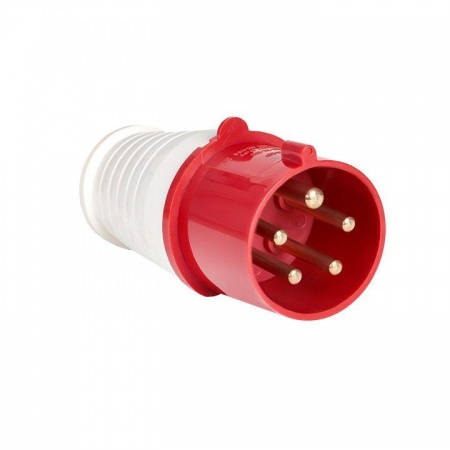 Вилка эл. каб. 16А 3P+E+N 380В IP44 (015) EKF ps-015-16-380 126626