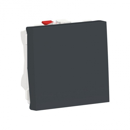 Выключатель 1-кл. 2-мод. UNICA MODULAR (сх.1) 10AX 250В антрацит SchE NU320154 1240998