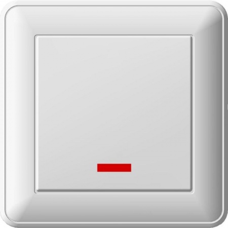 Выключатель 1-кл. СП W59 16А IP20 с индик. бел. SchE ВС116-153-18 VS116-153-18 (ВС116-153-18) 72095