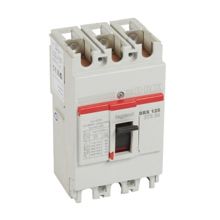 Выключатель авт. 3п 63А DRX125 термомагнитный 36кА Leg 027224 1199976