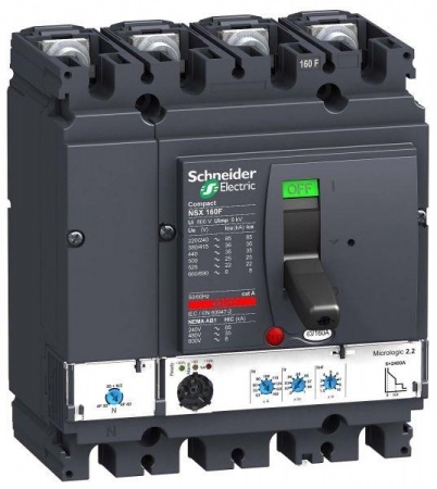 Выключатель авт. 4п NSX160F Micrologic 2.2 160А 25кА SchE LV430780 152867