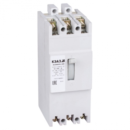 Выключатель авт. АЕ2066М1-320 160А 10Iн 400AC НР110AC/DC У3 КЭАЗ 104555 1030729