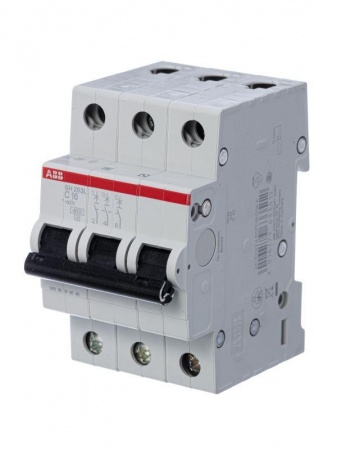 Выключатель автоматический модульный 3п C 16А 4.5кА SH203L ABB 2CDS243001R0164 84603
