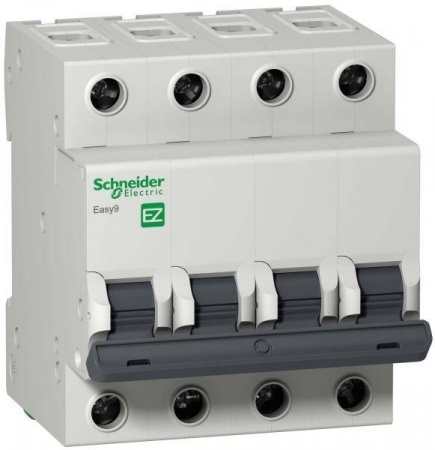 Выключатель автоматический модульный 4п C 10А 4.5кА EASY 9 SchE EZ9F34410 1103736