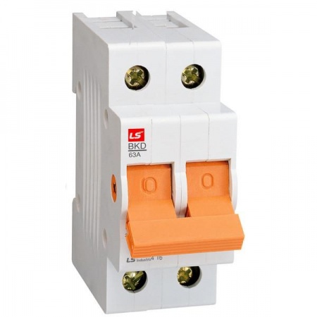 Выключатель разъединитель 2P 63А BKD LSIS 061205928B 1207446