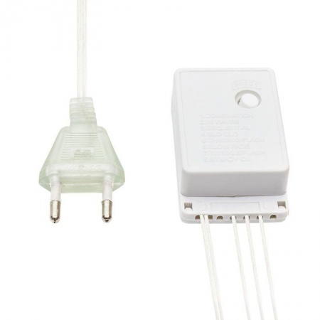 Гирлянда "Мишура LED" 3м 288LED зел. прозр. провод 18Вт 220В IP20 NEON-NIGHT 303-604 305394