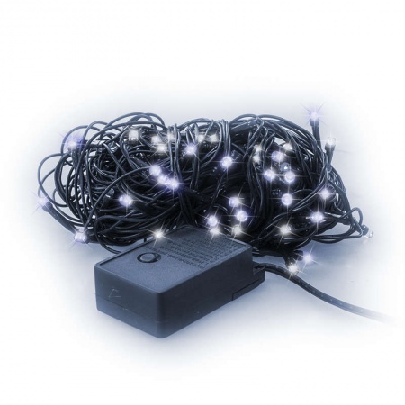 Гирлянда ILD120C-GW 120LED 12м 8 реж. бел. SHlights 4690601041883 477505