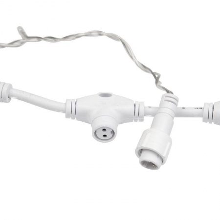 Гирлянда Дождь "ПЛЕЙ-ЛАЙТ" 2х1.5м 192LED 12Вт 220В IP44 красн. прозр. провод NEON-NIGHT 235-302-6 477550