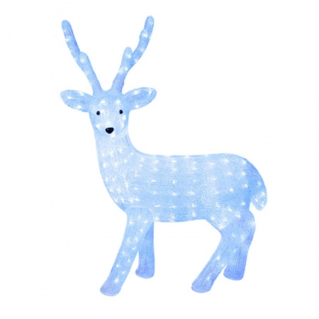 Гирлянда светодиодная "Олень-1" ULD-M6393-200/STA WHITE IP20 DEER-1 200LED 63х36х93см IP20 бел. Uniel 11036 443619