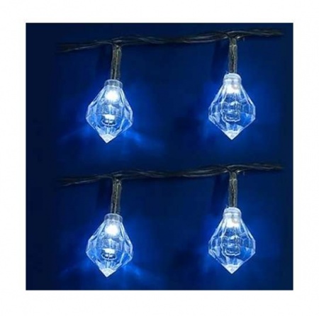 Гирлянда светодиодная «Бриллианты» ULD-S0700-050/DTA WHITE IP20 DIAMONDS с контроллером 50LED (дл.7м) Uniel 7931 440098