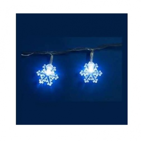Гирлянда светодиодная «Снежинки» ULD-S0280-020/DTA WHITE IP20 SNOWFLAKES с контроллером 20LED (дл.2.8м) Uniel 7923 440093