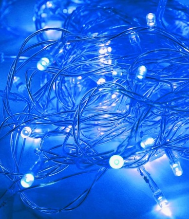 Гирлянда светодиодная 50LED шнур 6.5м 8 режимов мигания Космос KOC_GIR50LED_B 476083