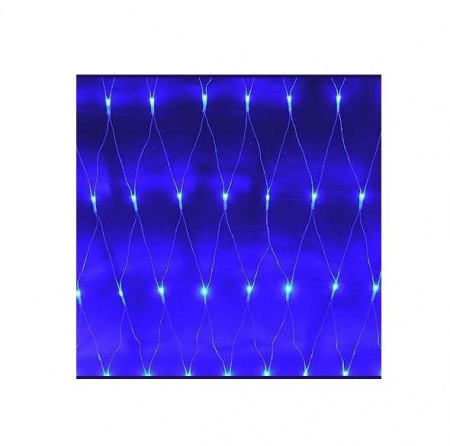 Гирлянда сеть 2.0х1.5м NTLD300-B-E-F 10% мигающих LED B уличная IP44 син. SHLights 4690601034793 308956