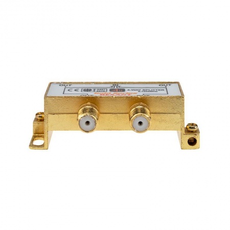 Делитель ТВ "краб" x4+5шт.F "BOX" 5-1000 МГц "GOLD" Rexant 05-6103-1 217901