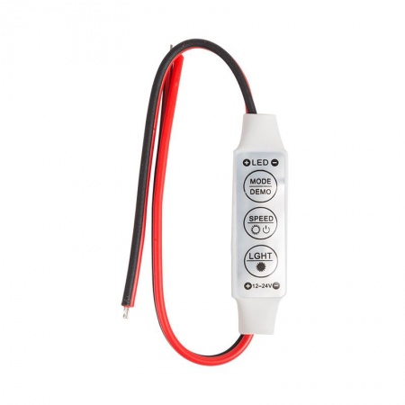 Диммер LED мини Радио 72/144Вт 3 кнопки 12В/24В Neon-Night 143-105-1 1250801