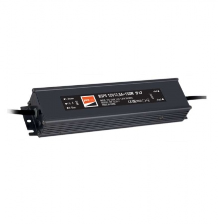 Драйвер BSPS 12В 12.5A=150Вт влагозащ. IP67 JazzWay 4610003329297 262866