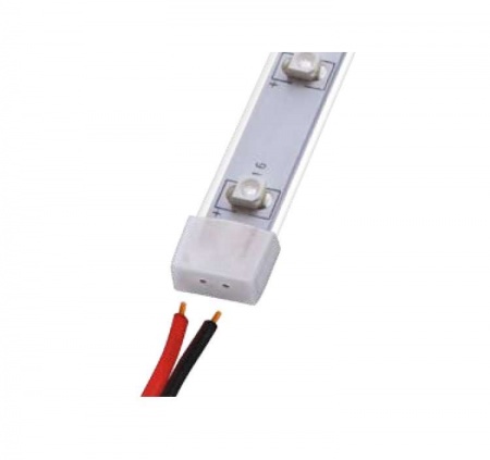 Зажим изолирующий UCW-H08 WHITE 020 POLYBAG для светодиодной ленты 3528 с отв. для проводов 8мм бел. силикон (уп.20шт) Uniel 06678 484721