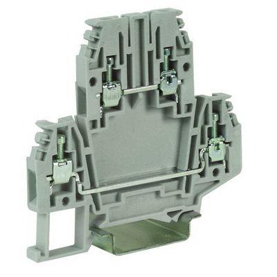 Зажим проходной DBC.2/LGR с лампой/LED сигнализацией ДКС ZDB130GR 1008994