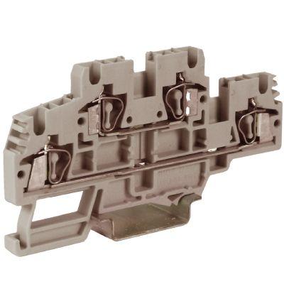 Зажим проходной HMD.2GR 2-х уровн. 2.5кв.мм сер. ДКС ZHD100GR 1009171