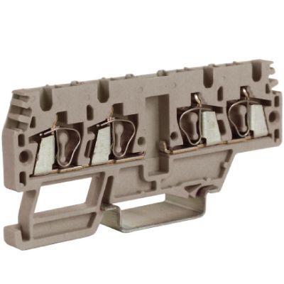 Зажим проходной HMM.2/2+2/AGR 2.5кв.мм 2 ввод/2вывода сер. ДКС ZHM170GR 1059049