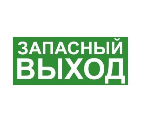 Знак эвакуационный "ЗАПАСНЫЙ ВЫХОД" Technolux ЭП19 370739