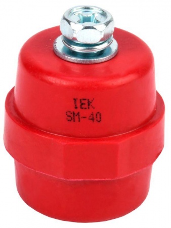 Изолятор SM40 (М8) силовой с болтом ИЭК YIS11-40-12-B 1036018