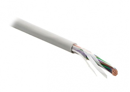 Кабель витая пара UUTP25-C3-S26-IN-PVC-GY U/UTP кат.3 25 пар (26 AWG) ож (solid) PVC –20град.C – +60град.C сер. Hyperline 36545 1201908