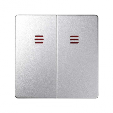 Клавиша двойная для 75393; 75394-39 Simon82 Detail алюм. 82025-93 393592