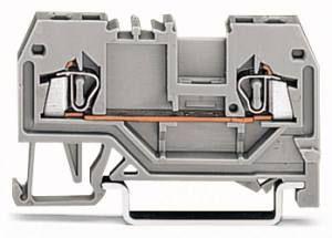 Клемма 2-х проводн. для монтаж. шины TS35 0.08-1.5кв.мм с центр. маркир. сер. WAGO 279-901 147783