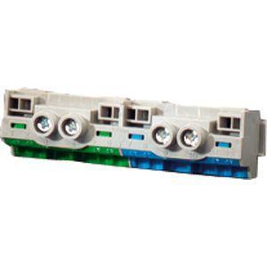 Клемма FIXCONNECT втычного исполнения для боксов KV на 4.5мод. PE+N 2х25кв.мм 4х4кв.мм KV FC 04 HENSEL 61000726 401457
