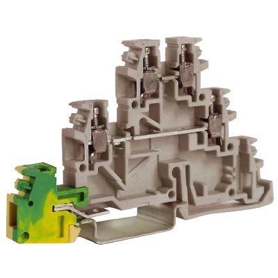 Клемма для заземл. TDE. 2GR сер. 2. 5кв. мм ДКС ZTL500GR 233578