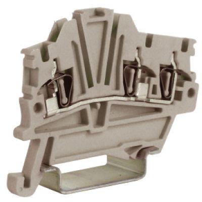Клемма пруж. HMM.1/1+2GR 1.5кв.мм сер. ДКС ZHM410GR 221520