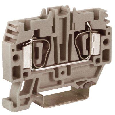 Клемма пруж. HMM.4GR 4кв.мм сер. ДКС ZHM250GR 154298
