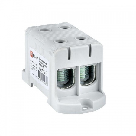 Клемма силовая вводная двойная КСВ 16-95кв.мм cер. EKF plc-kvs2-16-95-grey 1208088