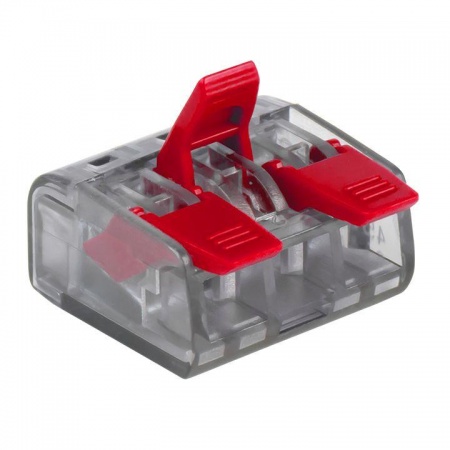 Клемма СМК 221-413 3 отверстия 0.2-4.0кв.мм (уп.4шт) PROxima EKF plc-smk-221-413r 1242106