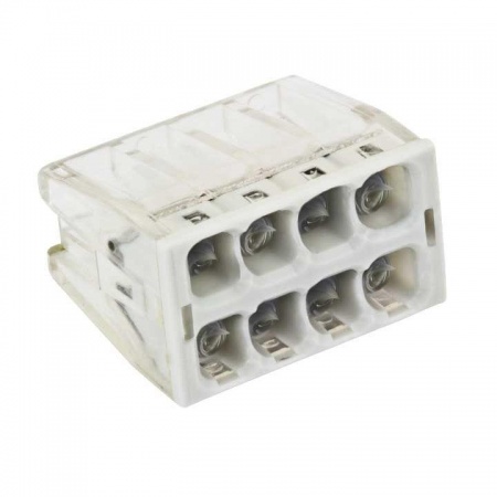 Клемма СМК 2273-248 (с пастой) 8 отверстий 0.5-2.5кв.мм (уп.4шт) PROxima EKF plc-smk-2273-248r 1208080