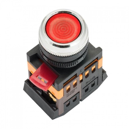 Кнопка ABLFS-22 с подсветкой красн. NO+NC 230В PROxima EKF ablfs-22-r 483587