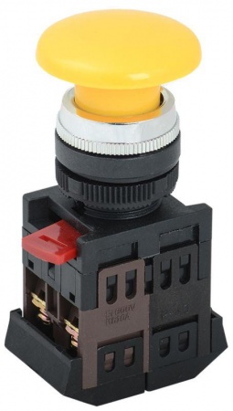 Кнопка AEA-22 "Грибок" жел. 1з+1р ИЭК BBG30-AEA-K05 268202
