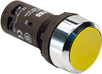 Кнопка CP2-30Y-11 с фикс. 1HO+1Н3 жел. ABB 1SFA619101R3073 56381